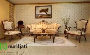 Sofa Tamu Ukir Jati Minimalis Modern