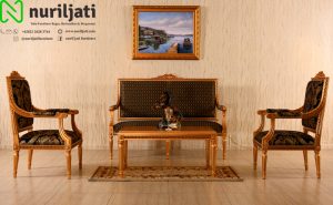 Sofa Tamu Ukir Jati Terbaru