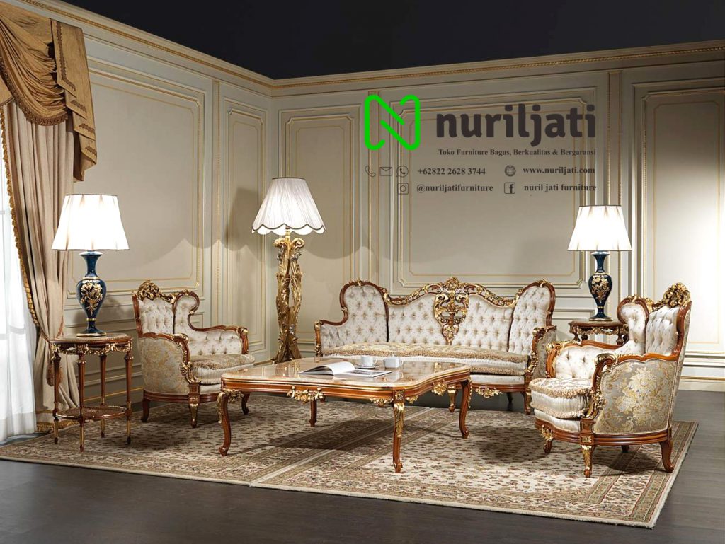 Jual Sofa Tamu Ukiran Mewah Mebel Jepara