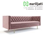 Kursi Sofa Chesterfield Jati Minimalis Jepara