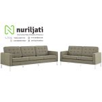 Set Sofa Tamu Model Chesterfield Jati