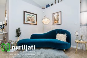 Sofa Chesterfield Jati Lengkung Shapphire