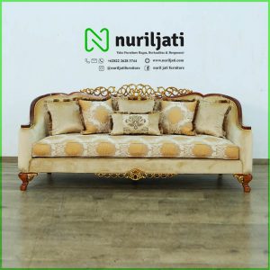 Jual Kursi Sofa Tamu Mewah Modern Kayu Jati Jepara 02