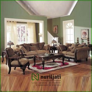Set Kursi Sofa Tamu Ukir Minimalis Modern