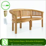 Bangku Kacang Kayu Jati 3 Sit