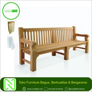 Jual Bangku Kebun Klasik 3 Sit Kayu Jati 01