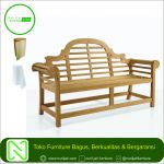 Bangku Taman Malboro Kayu Jati 2 Sit