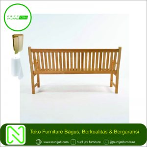 Jual Bangku Taman Panjang Kayu Jati 01