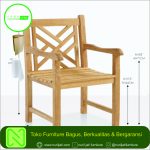 Kursi Arm Chair Garden Kayu Jati