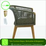 Kursi Cafe Ravoli Jati Model Anyam