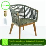 Kursi Cafe Ravoli Jati Model Anyam