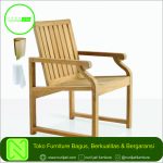 Kursi Garden Kayu Jati Minimalis