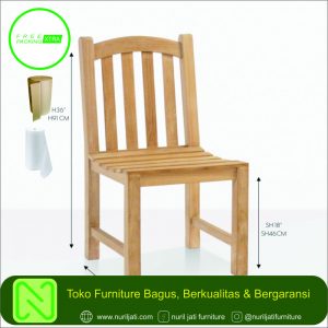 Jual Kursi Garden Kayu Jati Model Minimalis 01