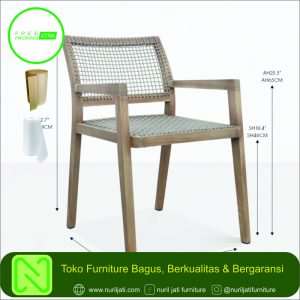 Kursi Jati Gazoni Model Anyaman Minmalis 01