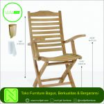 Kursi Lipat Hanton Kayu Jati Terbaru