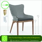 Kursi Makan Kayu Jati Rertro Minimalis