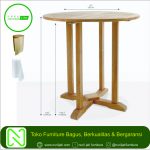Meja Garden Kayu Jati Murah Terbaru