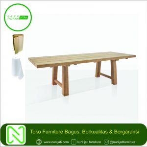 Jual Meja Industial Blok Kayu Jati Murah 01