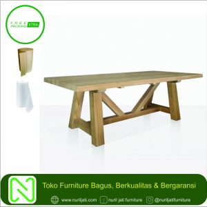 Jual Meja Industrial Kayu Jati Minimalis Terbaru 01