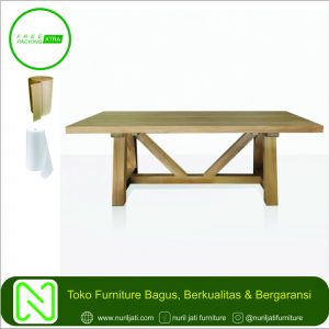 Jual Meja Industrial Kayu Jati Minimalis Terbaru 02