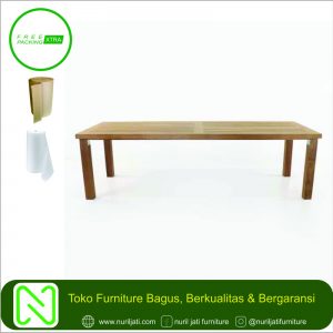 Jual Meja Kayu Jati Island Minimalis Modern 01