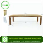 Meja Kayu Jati Island Minimalis Modern