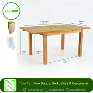 Jual Meja Makan Extension Minimalis Di Jepara