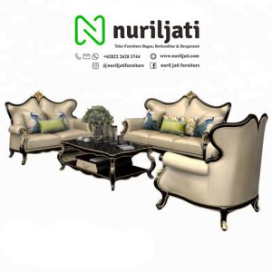 Sofa Tamu Ukiran Terbaik Kayu Jati