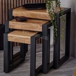 Indonesia Reclaimed Wood Nest of Tables