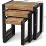 Indonesia Reclaimed Wood Nest of Tables