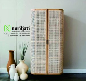 Lemari Rattan Minimalis Modern Multifungsi