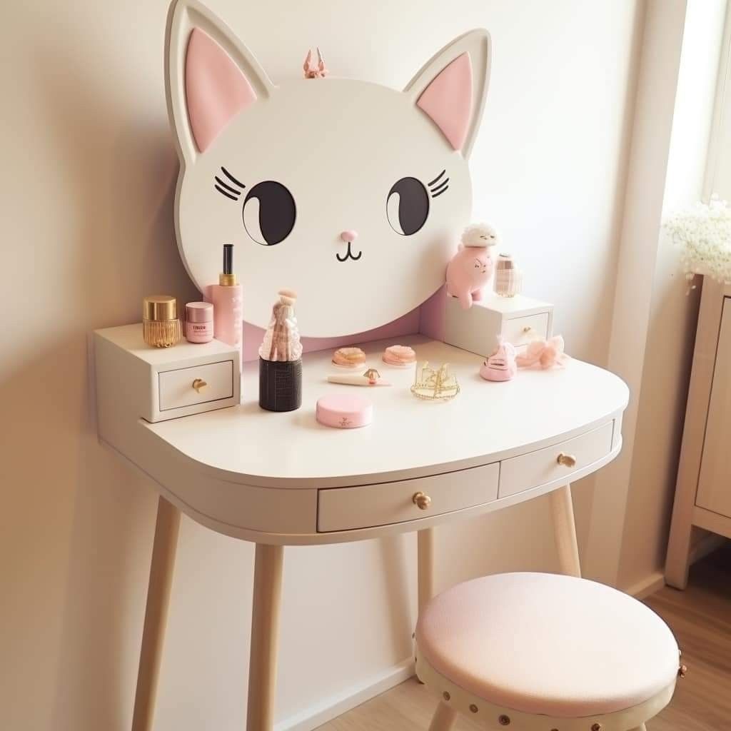 Meja Rias Hello Kitty