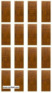 30 model pintu minimalis Terbaru