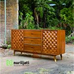 Buffet Kayu Jati Minimalis Scandavia