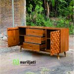 Buffet Kayu Jati Minimalis Scandavia