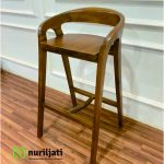 Kursi Bar Tifani Minimalis Kayu Jati
