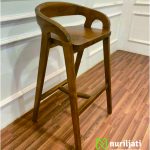 Kursi Bar Tifani Minimalis Kayu Jati