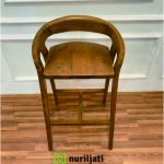 Kursi Bar Tifani Minimalis Kayu Jati
