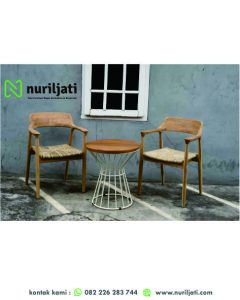 Kursi Kafe Rotan Hirosima Minimalis Modern