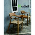 Kursi Kafe Rotan Hirosima Minimalis Modern