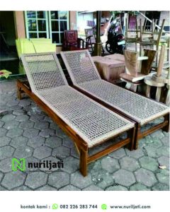 Kursi Sofa Kursi Santai Rotan Lounger