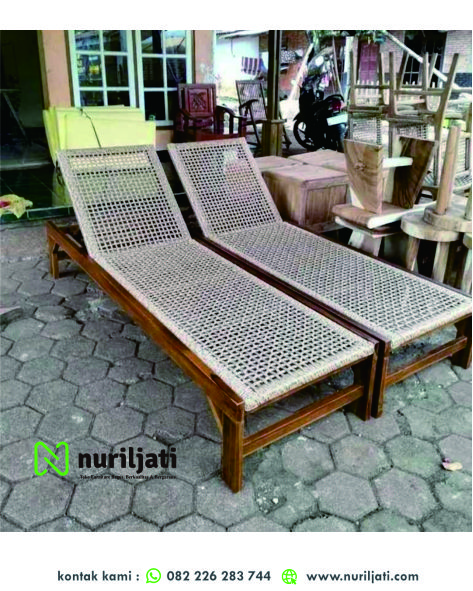 Kursi Sofa Kursi Santai Rotan Lounger