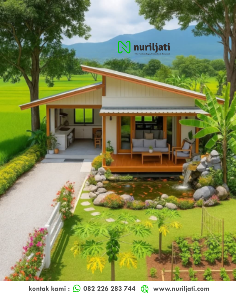 Rumah Kayu Jati Jepara Desain Kontemporer