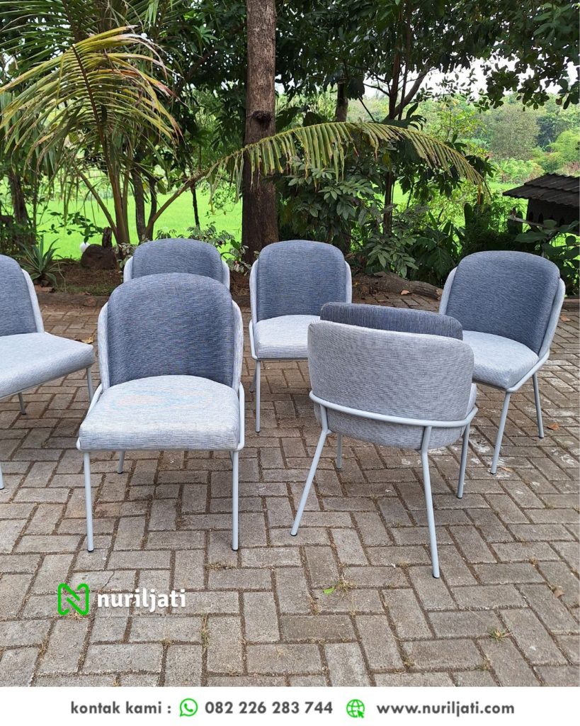 Kursi Makan Modern Signature Grey Minimalis